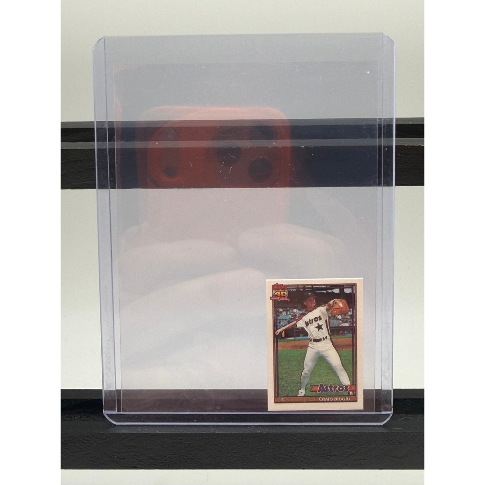 1991 Topps Micro Baseball Craig Biggio 565 Houston Astros HOF Card